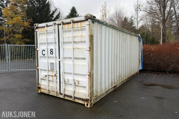 1997 Baltcontainer 20 fot container med innredning/stillas