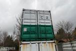 Lagercontainer med reolinnredning