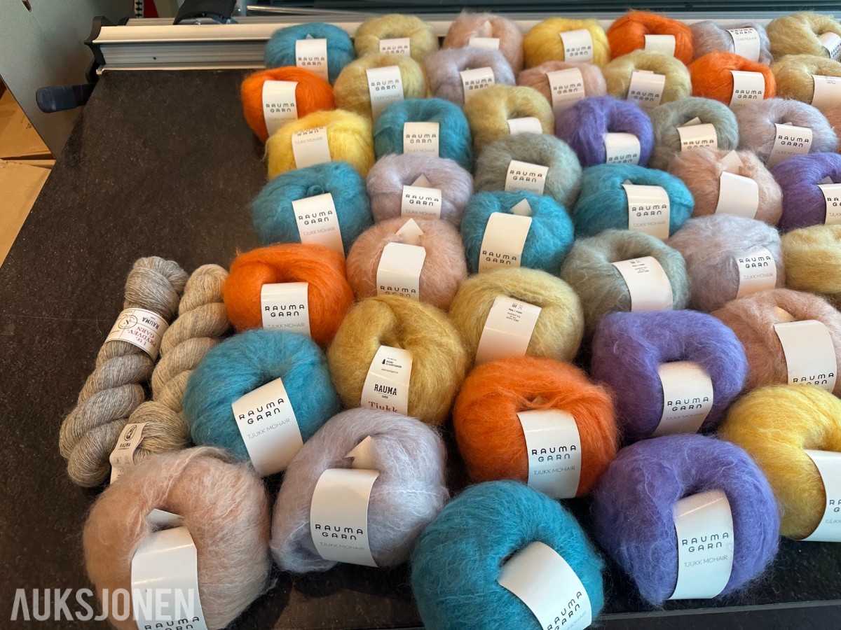 84 garnnøster Rauma Tjukk Mohair