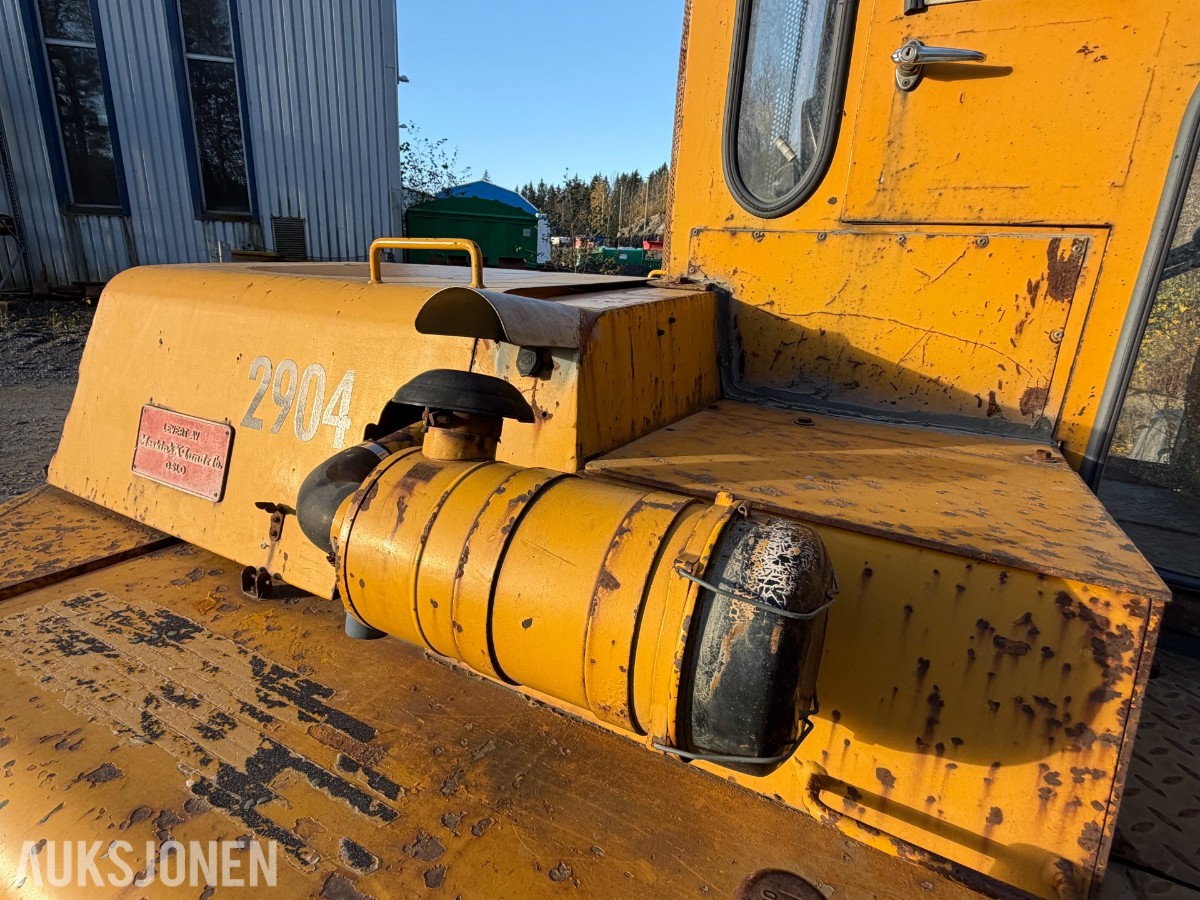 1974 Caterpillar B12 gaffeltruck, 5,4 tonn, lange gafler