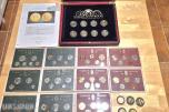 Norges Myntrekke med Gull og Platina-Myntsett Norges bank/samlerhuset
