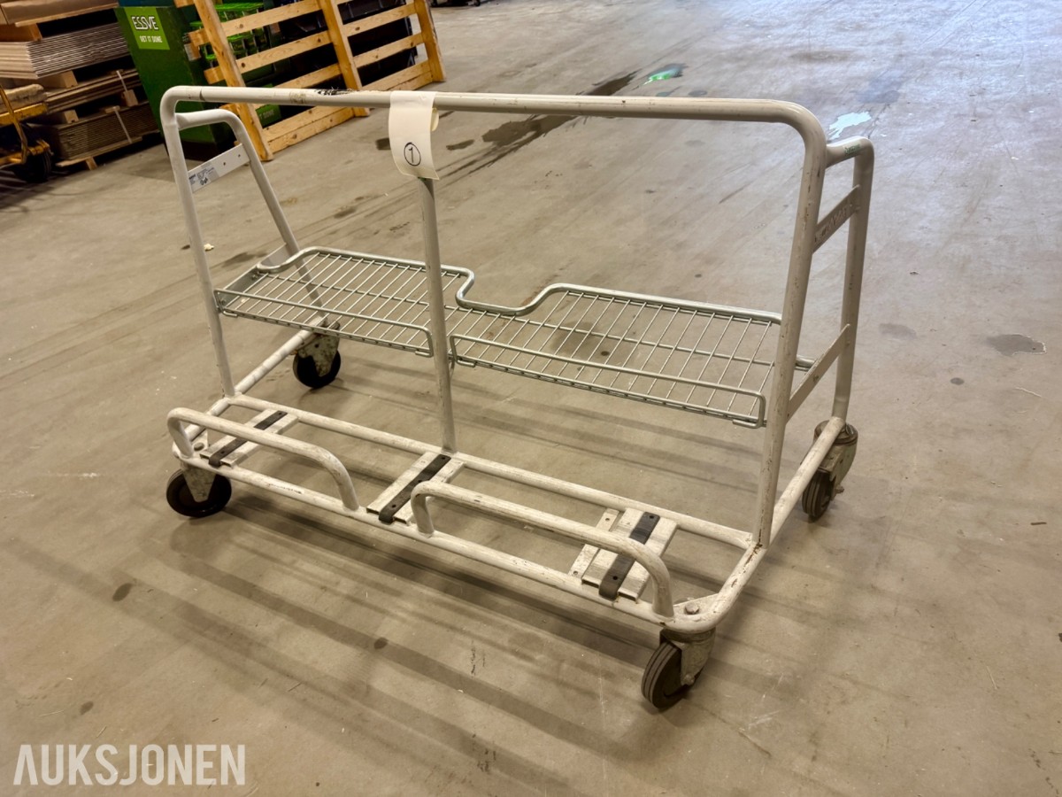 2009 Wanzl platevogn / sheet transporter - 300 kg kapasitet