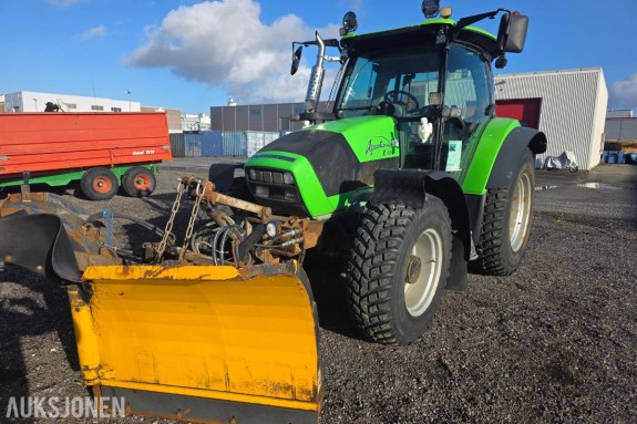 2008 Deutz-Fahr TT2 Traktor med Tellefsdal V-2500 HS plog, 6298 t