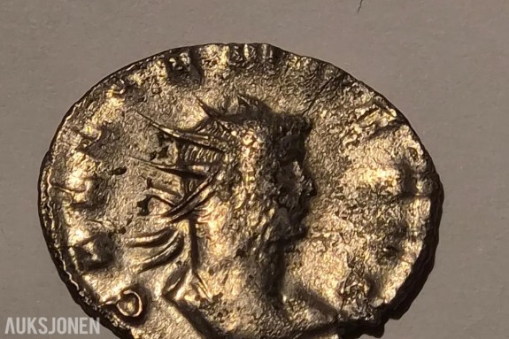 Romersk sølvmynt - Ca 1700 år gamel