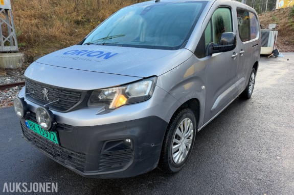 2021 Peugeot Partner 1,5 HDi 130hk L2 - 1 eier - H.feste - Automat