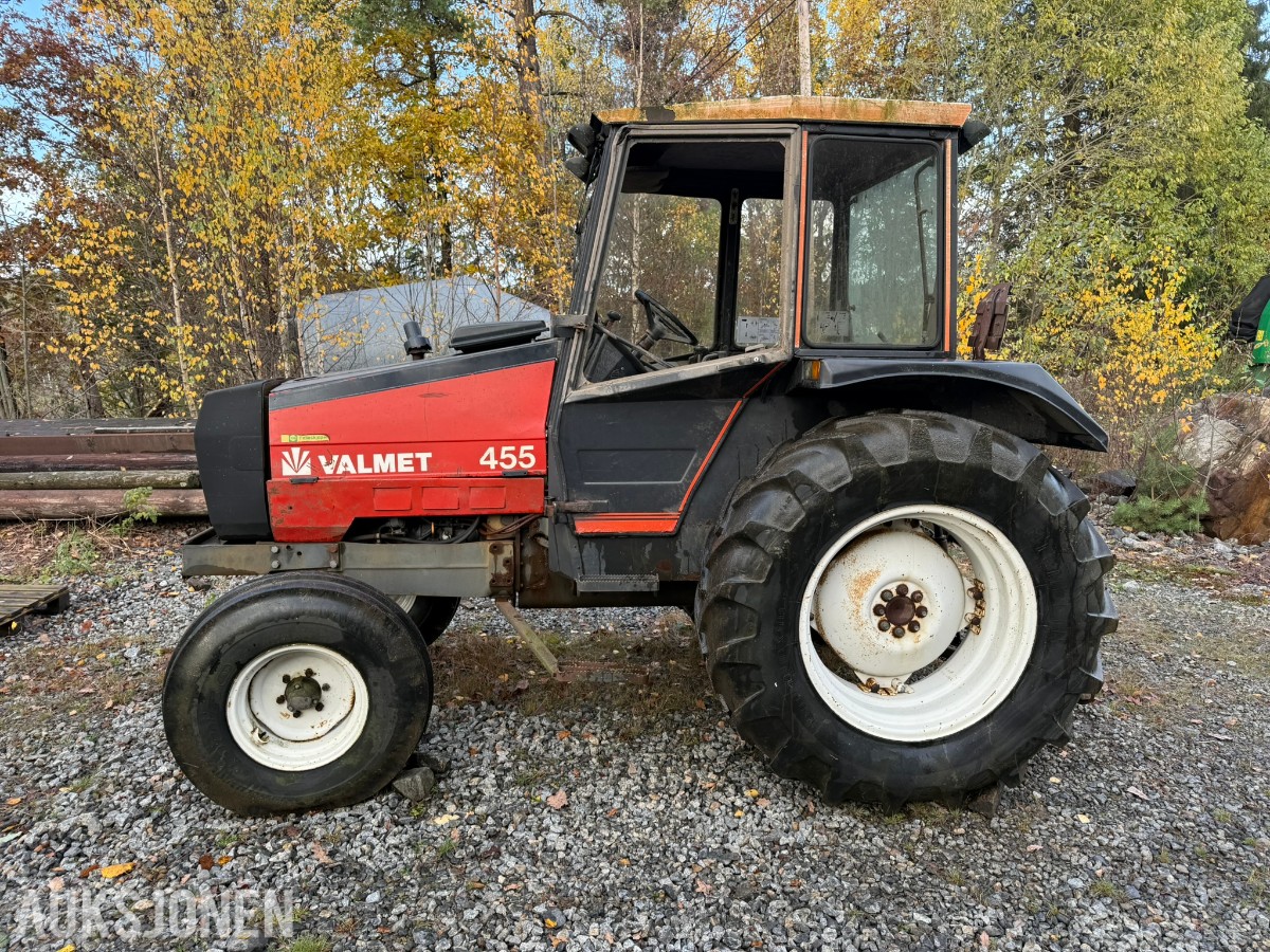 1992 Valmet 455 Turbo Traktor rep objekt