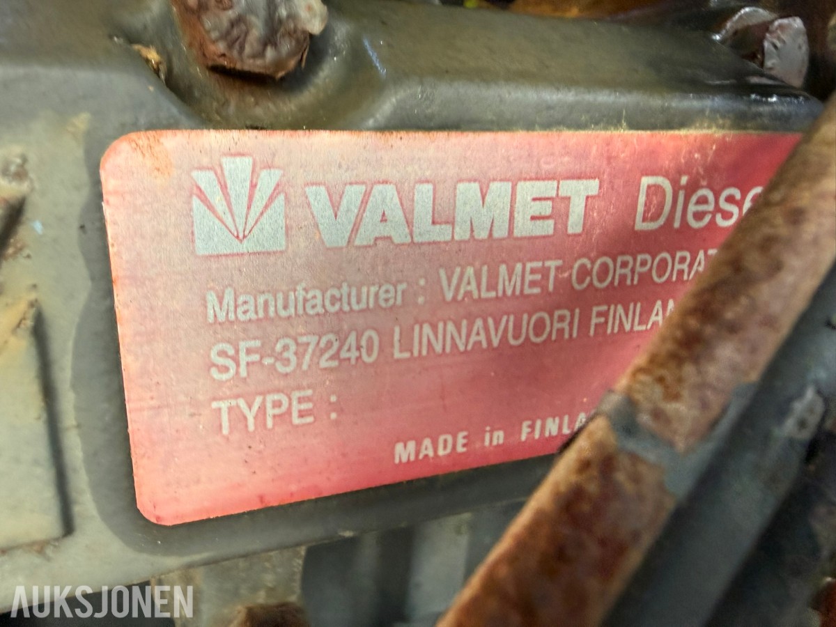 1992 Valmet 455 Turbo Traktor rep objekt