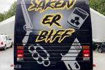 1990 Scania 3-serie russebuss – 12,4 meter – Lyd- og lysoppsett