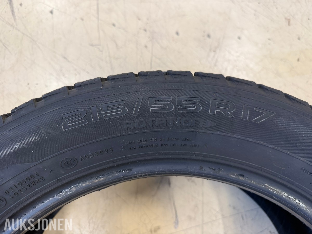 2020 Nokian Tyres Hakkapeliitta R3 piggfrie vinterdekk 215/55R17