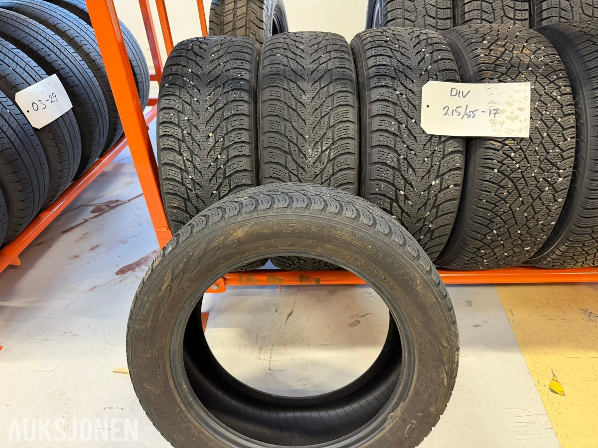 2020 Nokian Tyres Hakkapeliitta R3 piggfrie vinterdekk 215/55R17