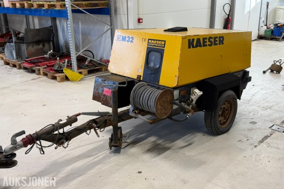 1997 Kaeser M32 kompressor med utstyr