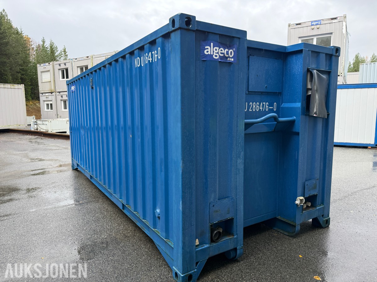 Container 20 Fot Saniter-Dusj og Wc