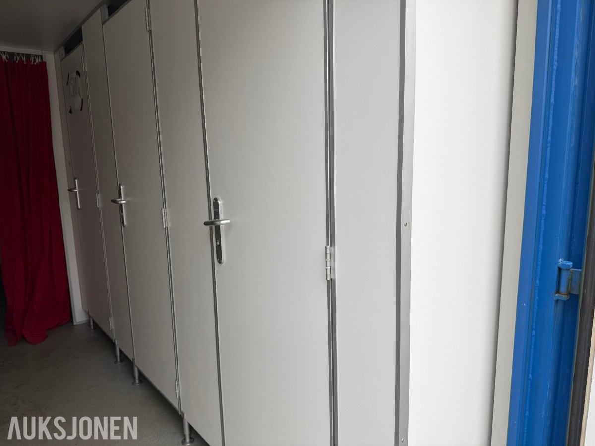 Container 20 Fot Saniter-Dusj og Wc