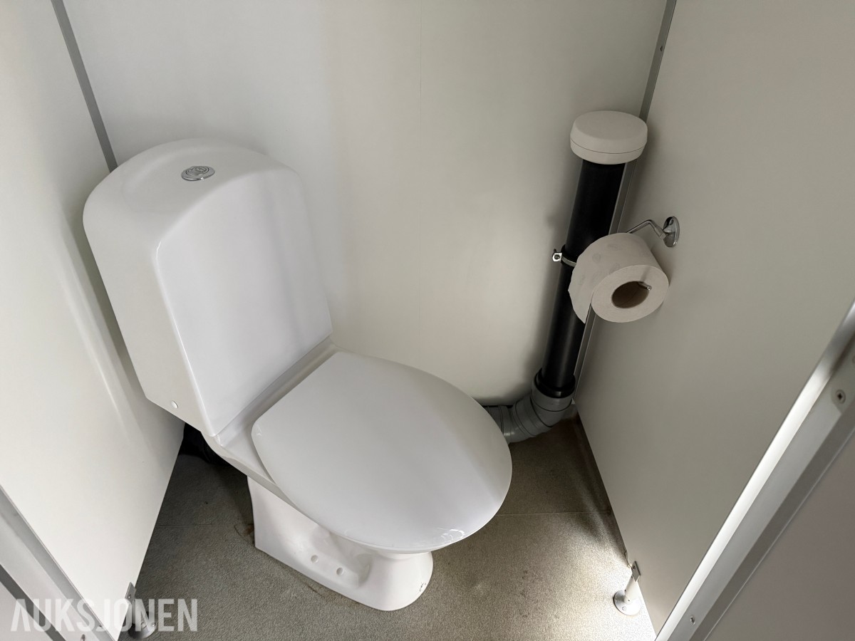 Container 20 Fot Saniter-Dusj og Wc