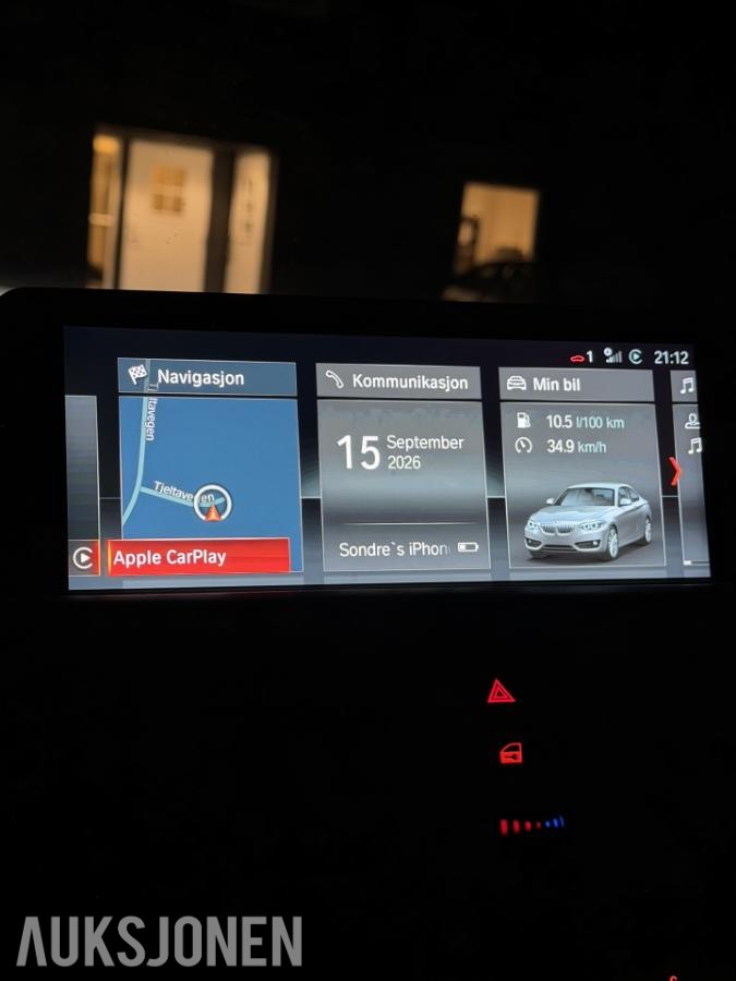 2016 BMW M235I F22 326HK AUTOMAT, ADAPTIV CRUISEKONTROLL RYGGEKAMERA