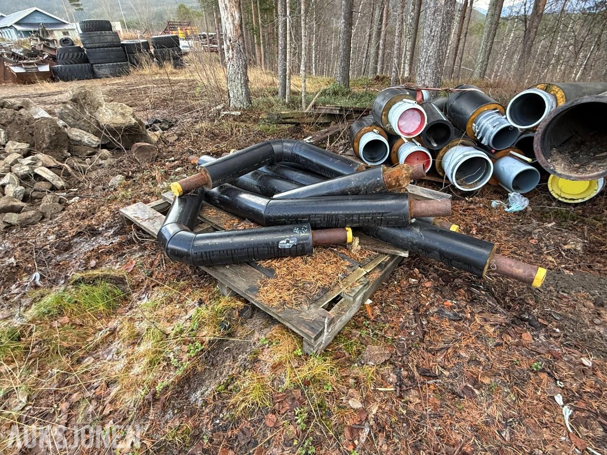 Diverse VA-rør – isolerte og uisolerte – selges samlet