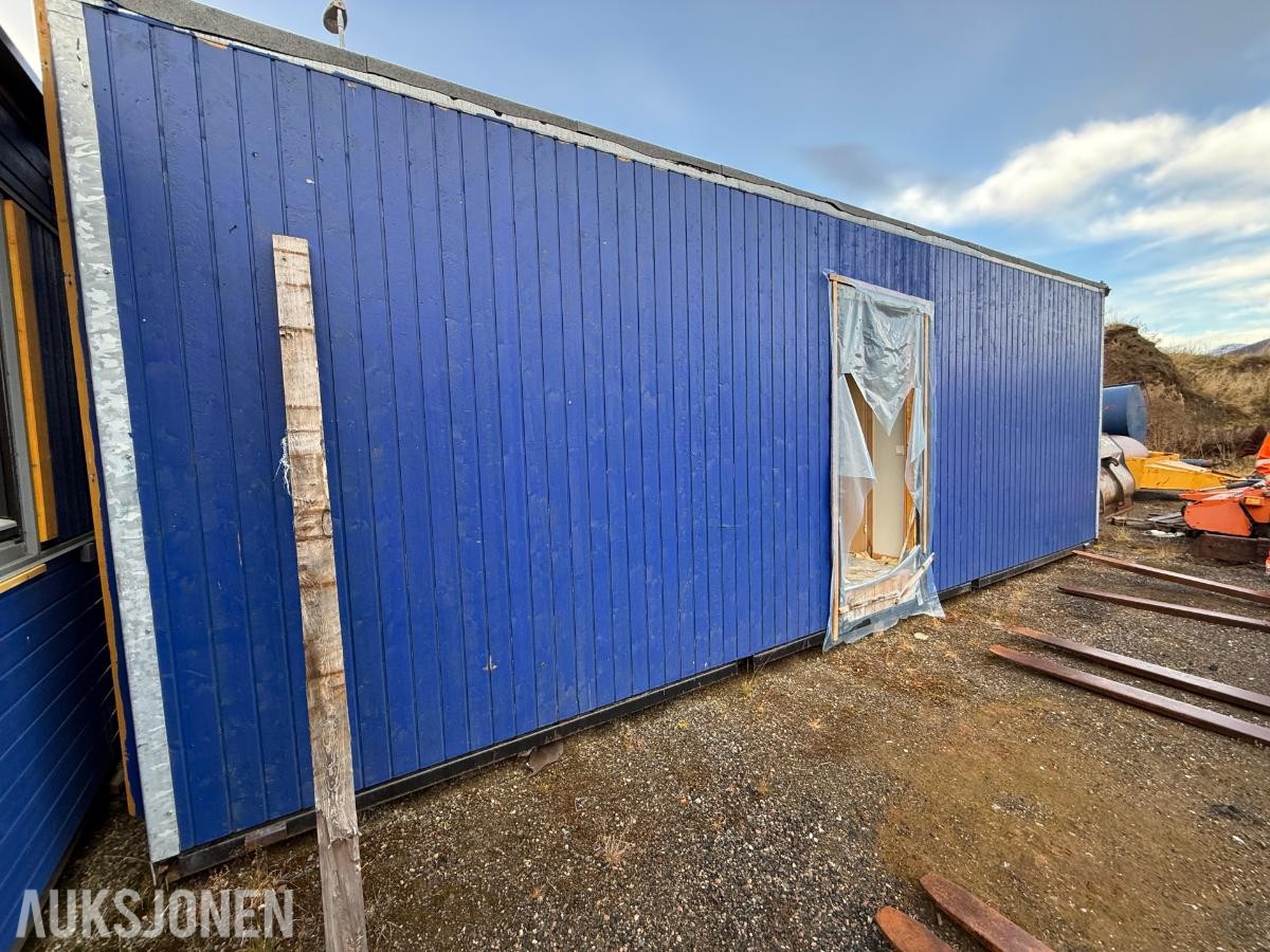 1 stk Volymbyggen brakke - kontor/vaskerom