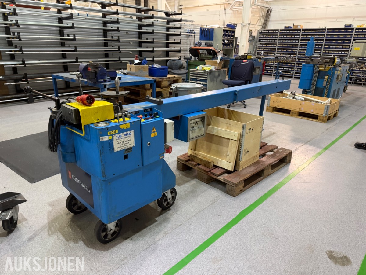 TUBOBEND rørbøyemaskin Med mye verktøy