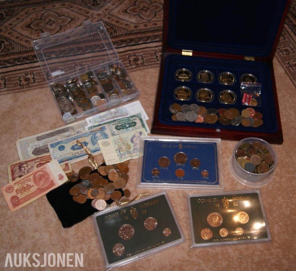 Mynter & Medaljer/Sedler!