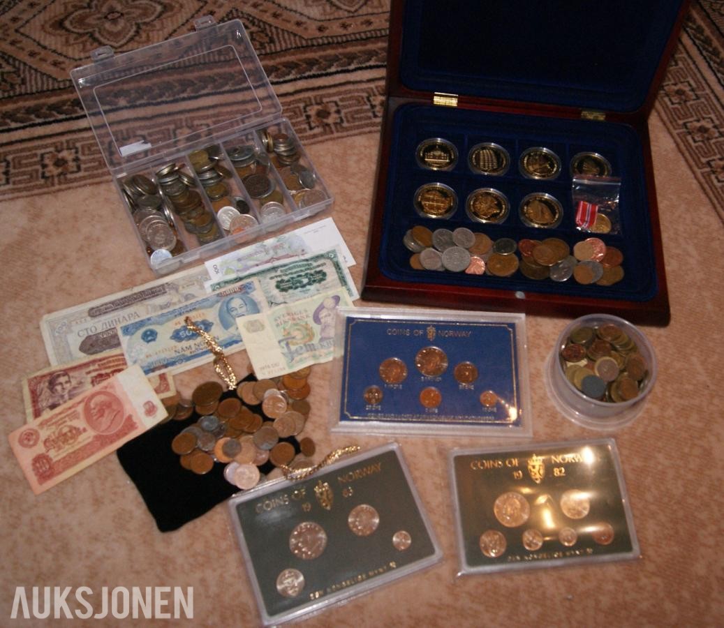 Mynter & Medaljer/Sedler!