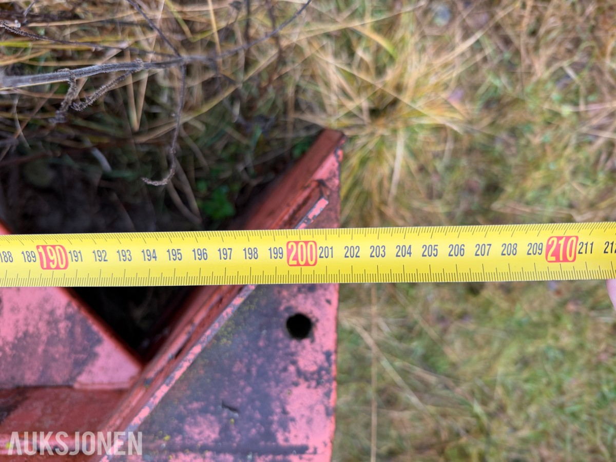 ORKEL snøfreser 2 meter bredde