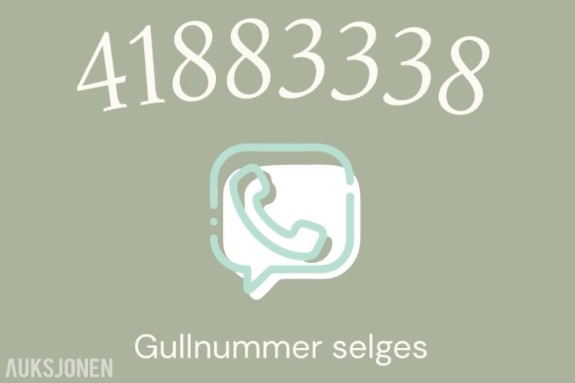Gullnummer: 41883338
