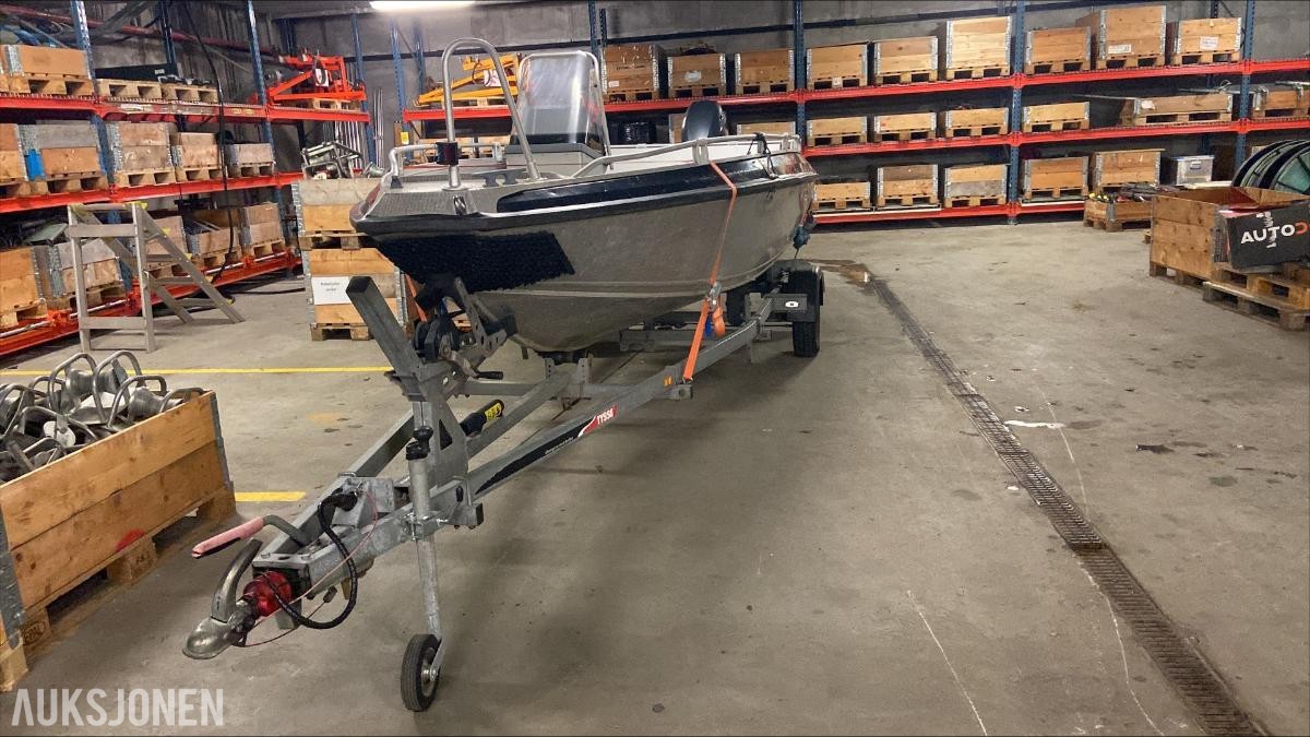 2017 Buster L med Yamaha F50 og Tysse båthenger