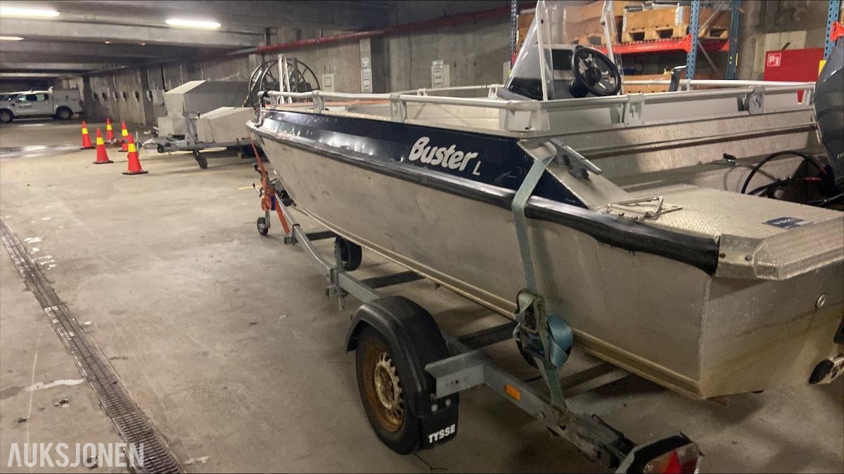 2017 Buster L med Yamaha F50 og Tysse båthenger