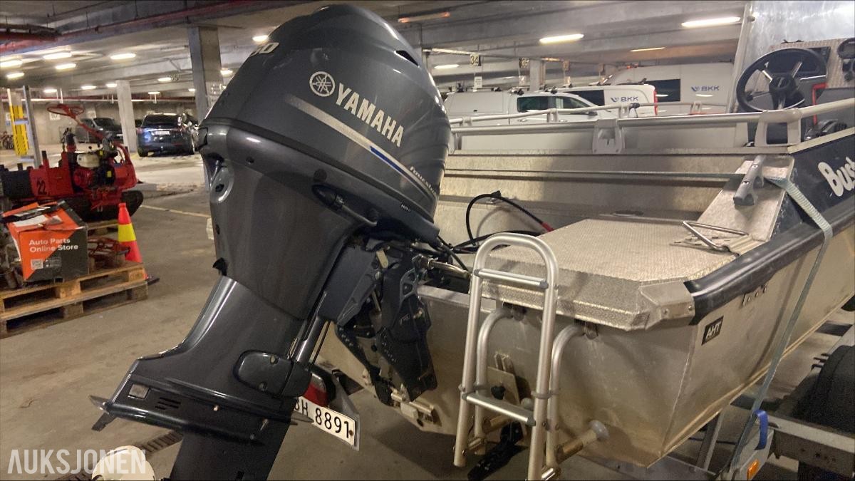 2017 Buster L med Yamaha F50 og Tysse båthenger
