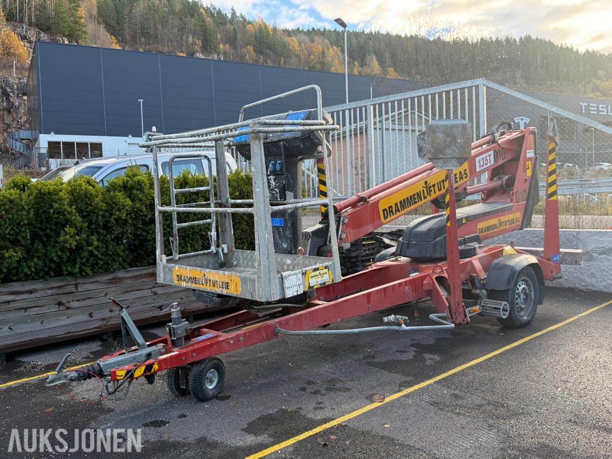 2015 Dino 135T tilhengerlift med 13,5 meter arbeidshøyde