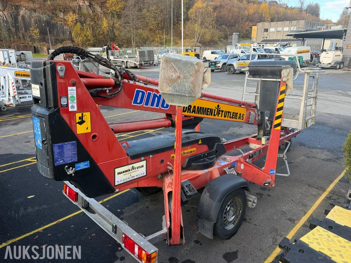 2015 Dino 135T tilhengerlift med 13,5 meter arbeidshøyde