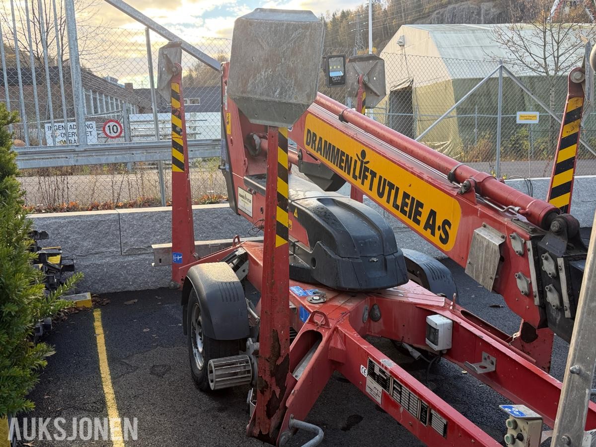 2015 Dino 135T tilhengerlift med 13,5 meter arbeidshøyde