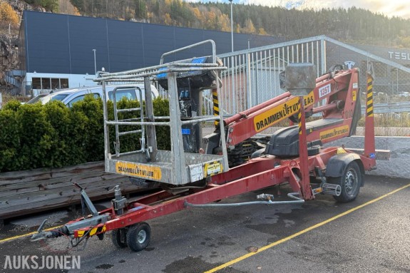 2015 Dino 135T tilhengerlift med 13,5 meter arbeidshøyde