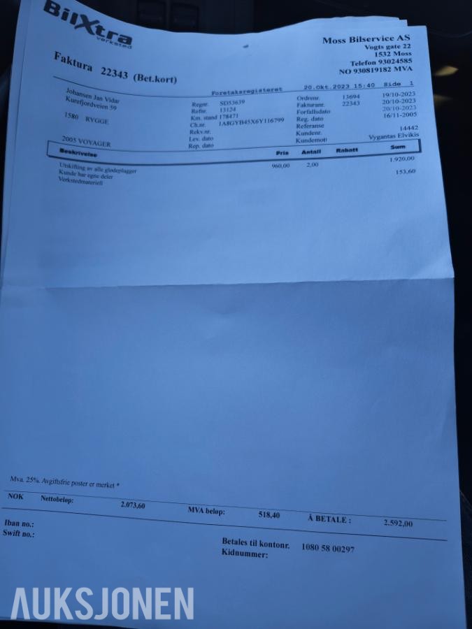 2006 Chrysler Voyager 2.8 150hk  AUTOMAT 
