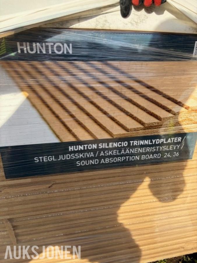 Hunton Silencio Trinnlydsplate 36x600x1800 - 65stk