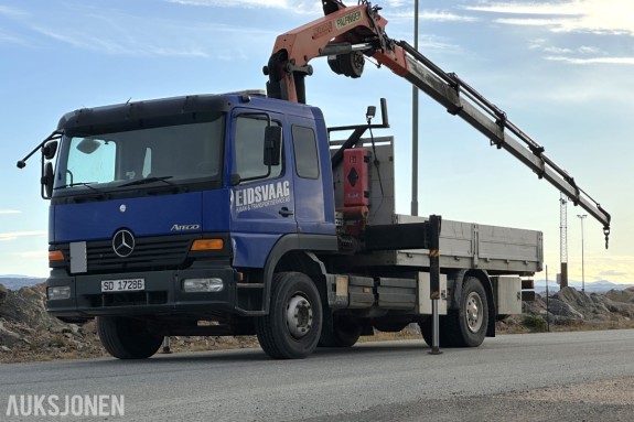 2003 Mercedes-Benz Atego 1523 kranbil | Palfinger PK 12502 D kran med vinsj