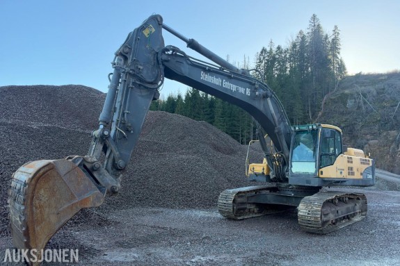 2010 Volvo EC360c, Gravemaskin, Sentralsmøring, Ekstra hydraulikk, G90 HK-Feste