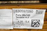 1 Pakke Furu 28X145 Terassebord KL2 CU