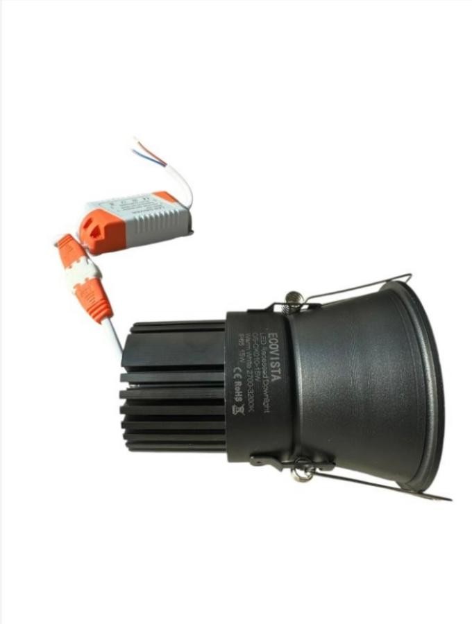 60 STK LED dimmbare Downlights ECOVISTA- 15W IP65 (2700-3200K)