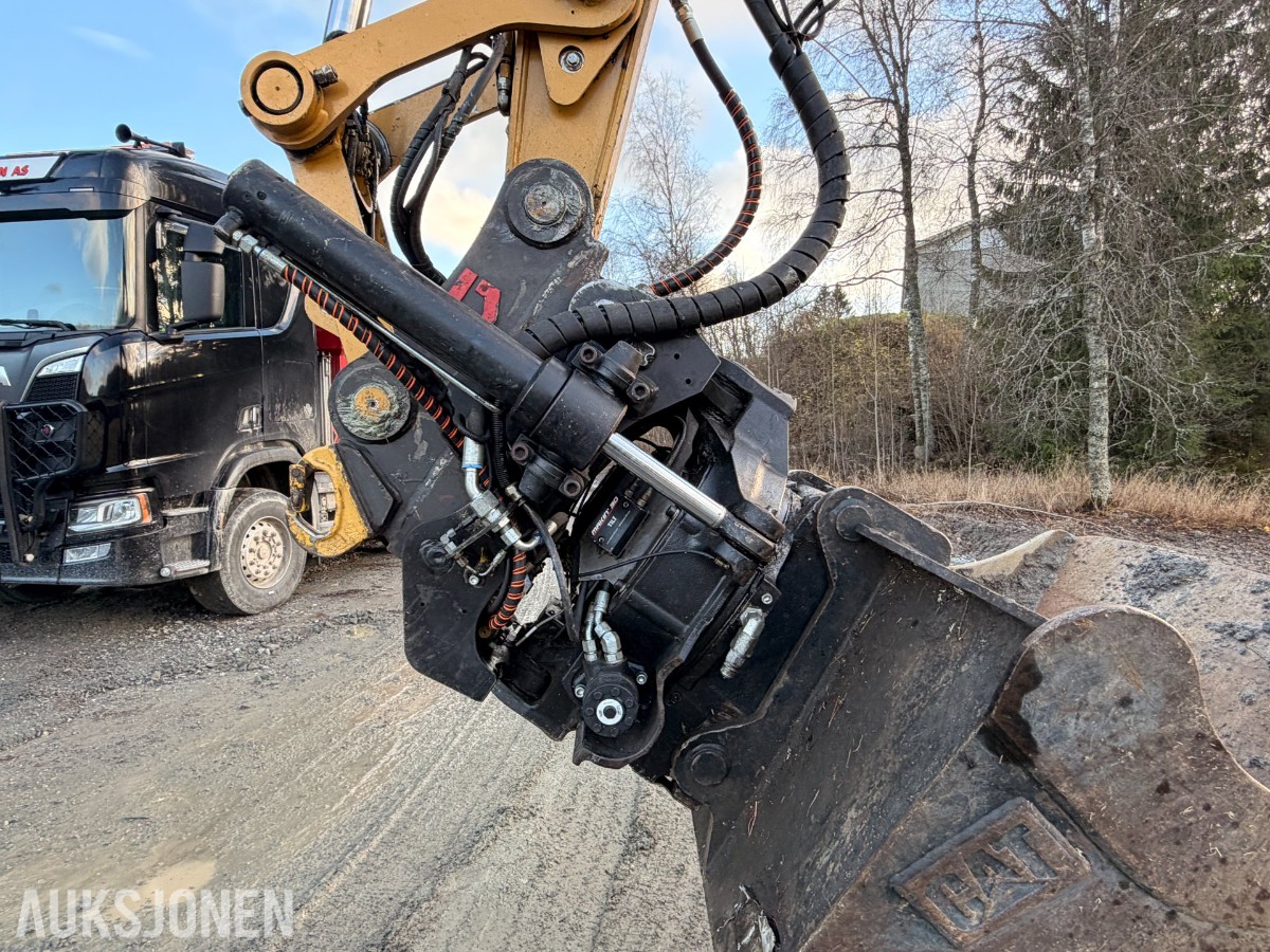 2021 CAT 313 Beltegraver, tiltrotator, skuffe