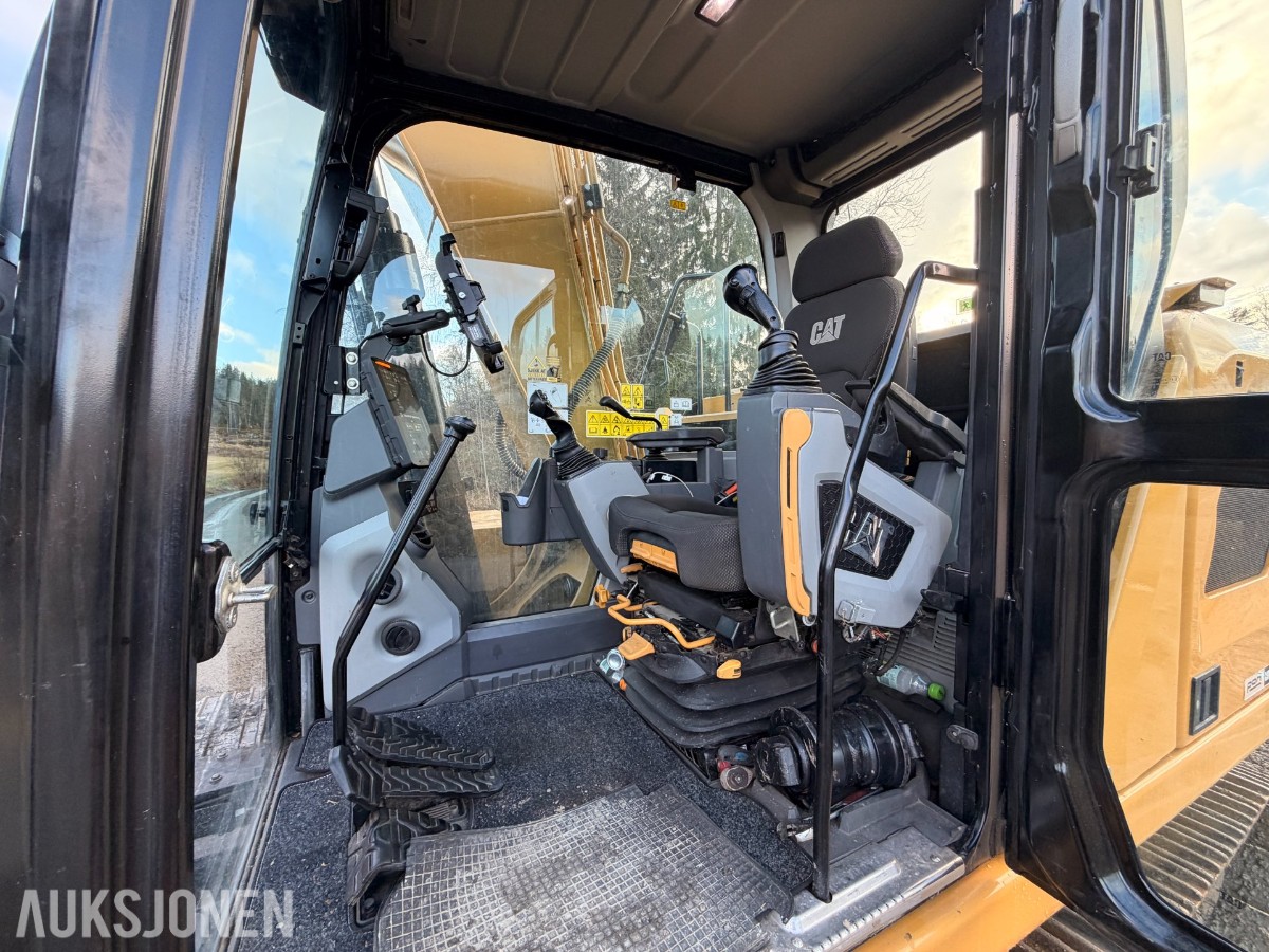 2021 CAT 313 Beltegraver, tiltrotator, skuffe