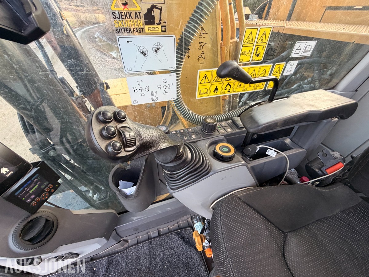 2021 CAT 313 Beltegraver, tiltrotator, skuffe