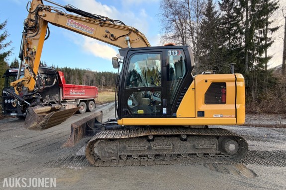 2021 CAT 313 Beltegraver, tiltrotator, skuffe