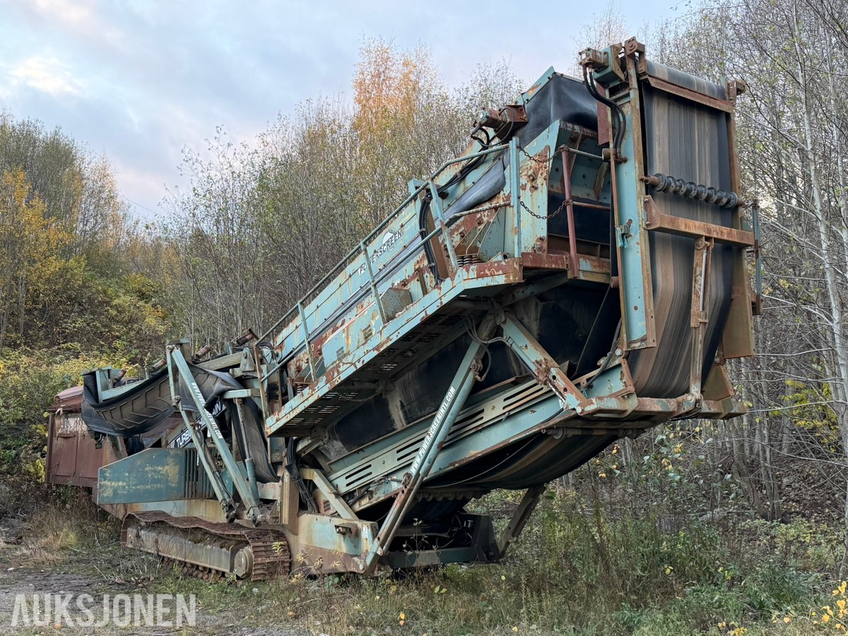 2002 Powerscreen T. Chieftain 1800 beltegående sikteverk
