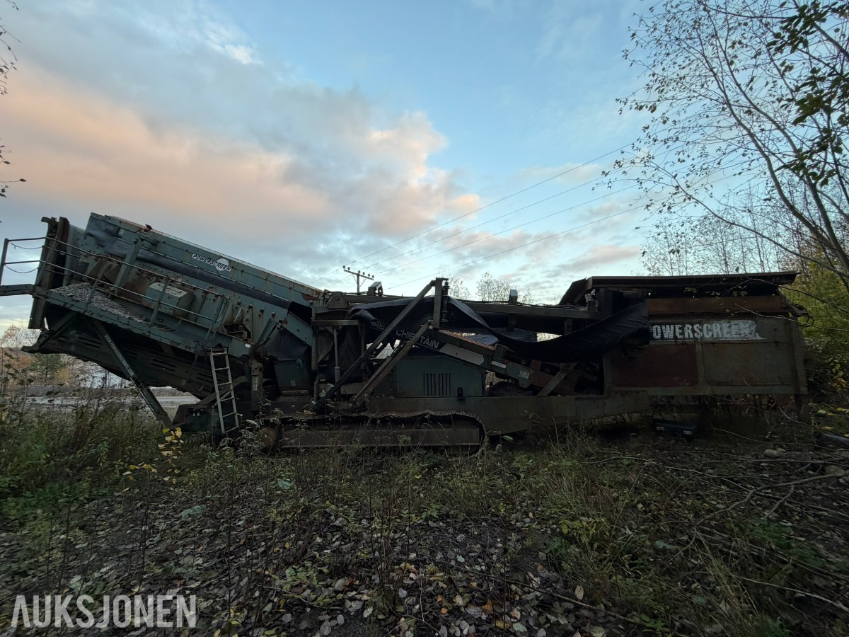 2002 Powerscreen T. Chieftain 1800 beltegående sikteverk
