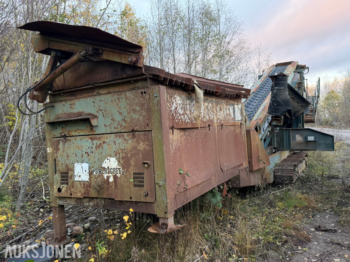 2002 Powerscreen T. Chieftain 1800 beltegående sikteverk