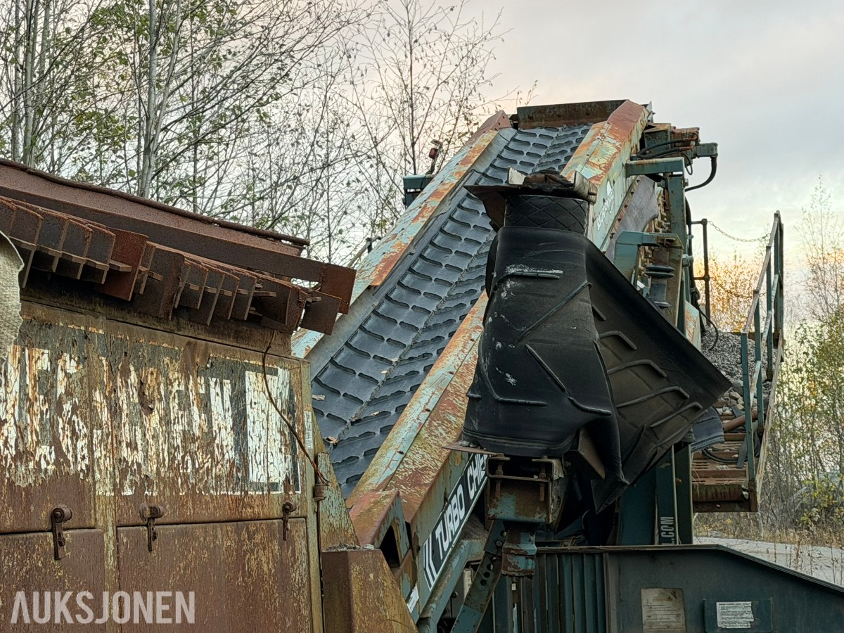 2002 Powerscreen T. Chieftain 1800 beltegående sikteverk
