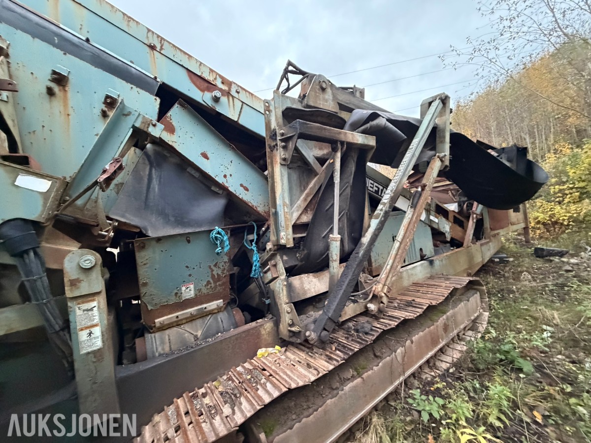 2002 Powerscreen T. Chieftain 1800 beltegående sikteverk