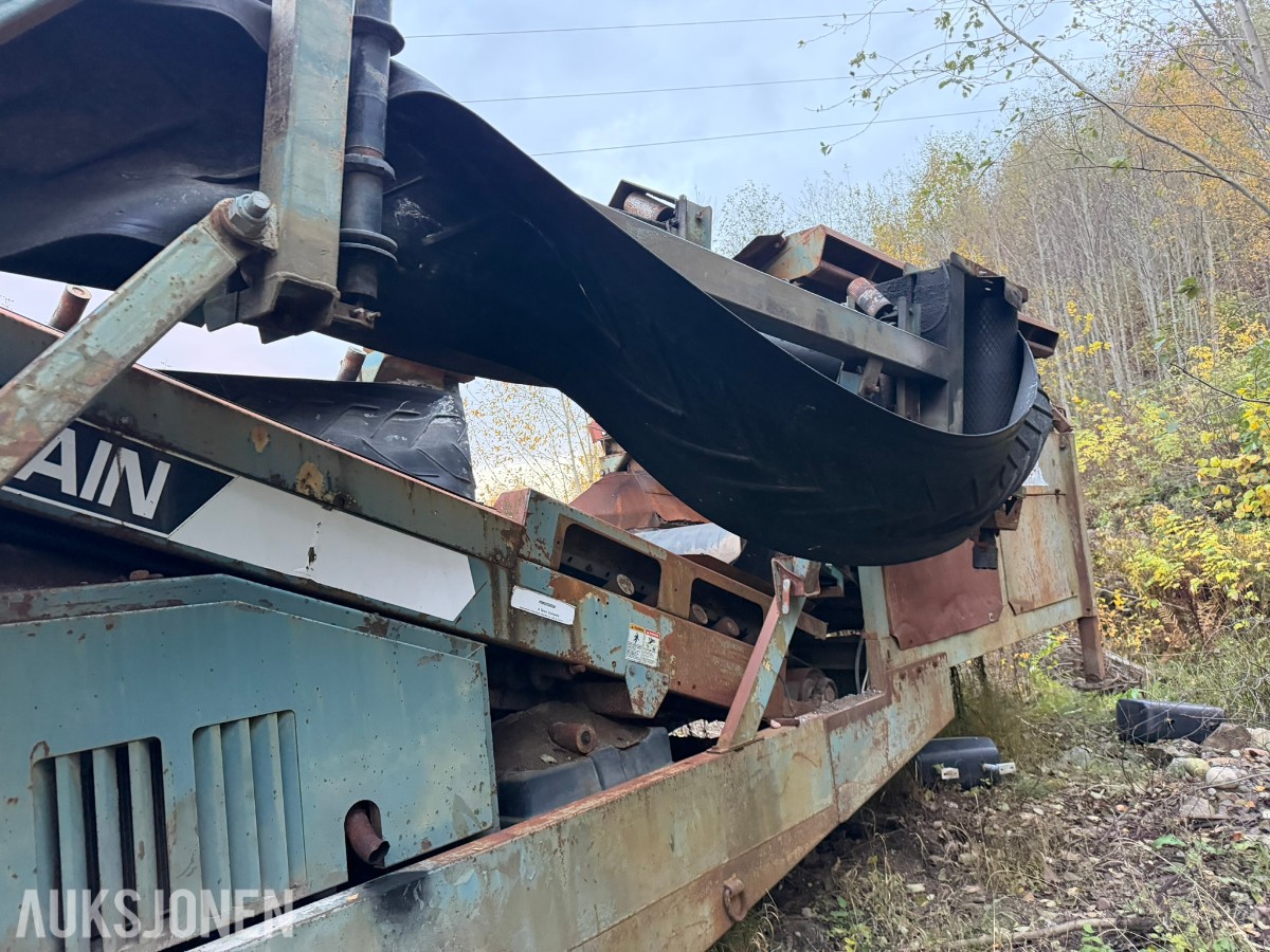2002 Powerscreen T. Chieftain 1800 beltegående sikteverk