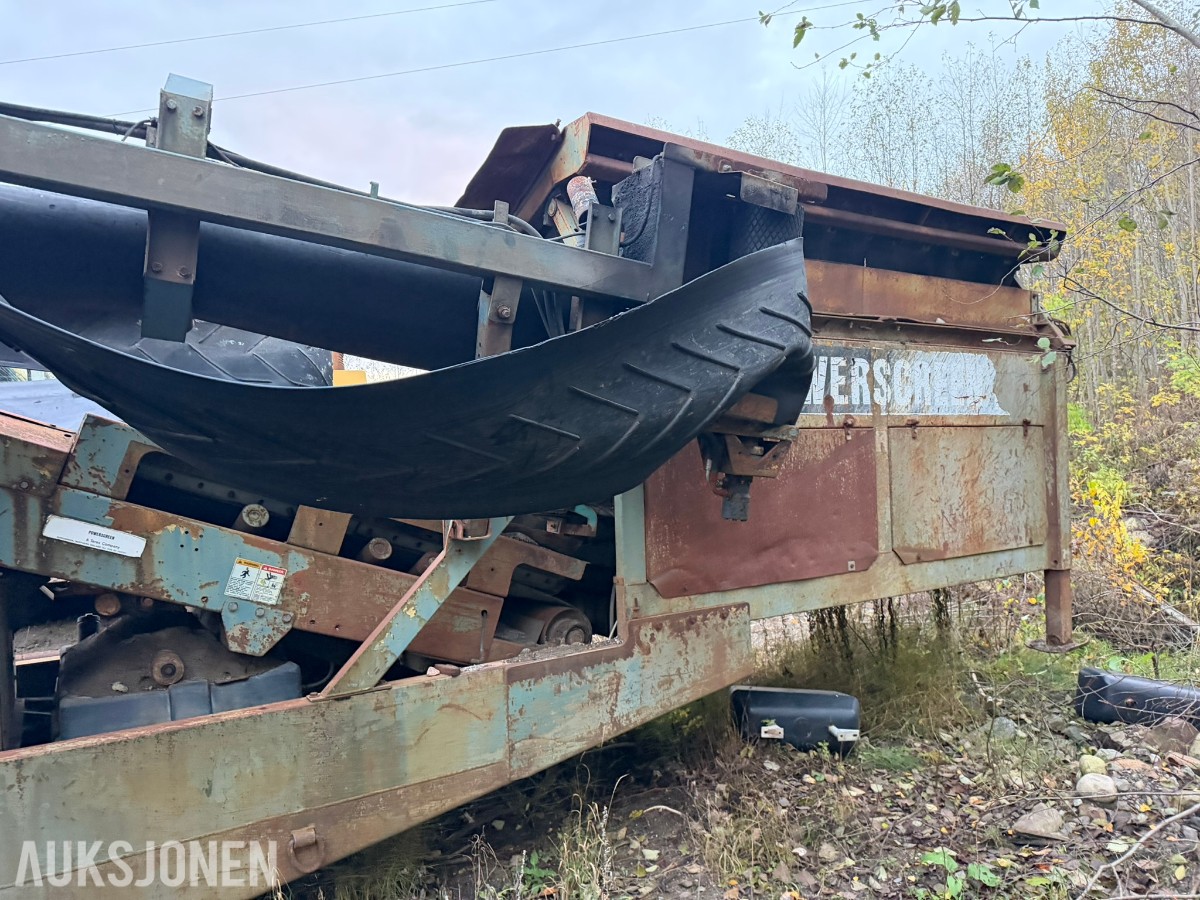 2002 Powerscreen T. Chieftain 1800 beltegående sikteverk